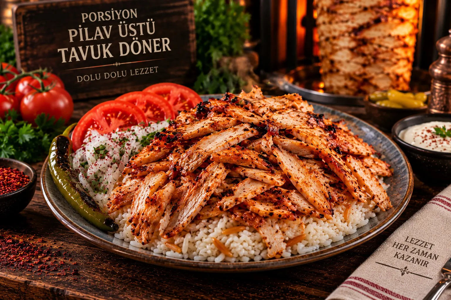 Pilav Üstü Döner